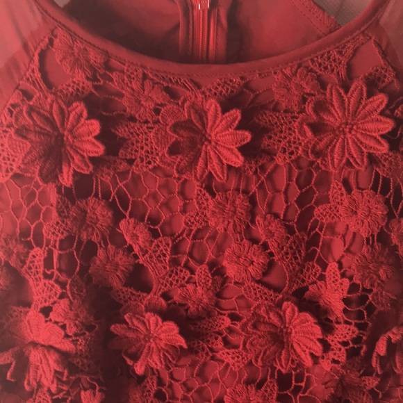 Thistlepearl red floral dress size 0 - Picture 3 of 6